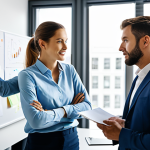 **

"A professional marketing team brainstorming ideas in a brightly lit modern office. Everyone is fully clothed in appropriate business attire. Whiteboard covered in notes and diagrams. Safe for work, professional environment, perfect anatomy, natural pose, high-resolution photography."

**