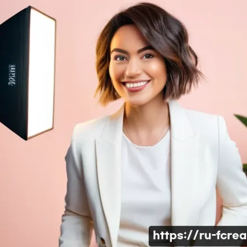 크리에이터와 사회적 영향력 - A vibrant, high-energy shot of a female content creator in her late 20s, with a stylish, modern hair...